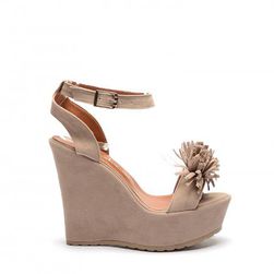 Platforme Bella khaki