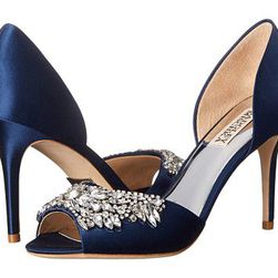 Incaltaminte Femei Badgley Mischka Candance Navy Satin