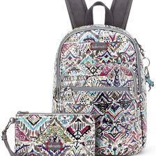 Sakroots Artist Circle Mini Backpack With Charging Wristlet Slate Brave Beauti