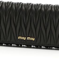 Miu Miu Quilted Wallet NERO