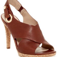 Via Spiga Onitta Leather Slingback Sandal RUSSET