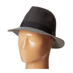 Vince Camuto Menswear Fedora Pebble Grey