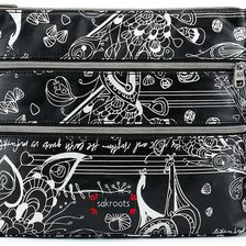 Sakroots Artist Circle Basic Crossbody Metallic Songbird