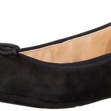 Cole Haan Manhattan Demi Ballet Black Nubuck/Silver Crackle