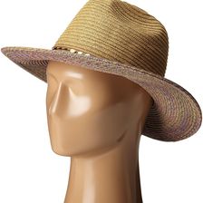 San Diego Hat Company UBM4450 Panama Sun Hat with Sequin Trim Tobacco