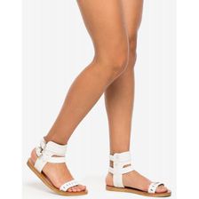 Incaltaminte Femei CheapChic Tess-05 Studded Affair Sandal White