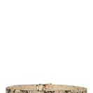 Accesorii Femei Betsey Johnson Metallic Perforated Belt BLACK