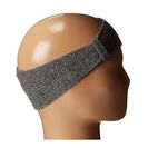Accesorii Femei LAUREN Ralph Lauren Jewel Encrested Waffle Stitch Headband Dark Grey HeatherSmoke Amethyst