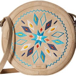 TOMS Embroidered Crossbody Natural