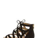 Incaltaminte Femei Sam Edelman Dawson Ghillie Sandal Women BLACK SUEDE