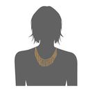 Bijuterii Femei Rebecca Minkoff Beaded Fringe Collar Neck Necklace 12K