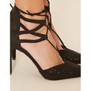 Incaltaminte Femei Forever21 MIA Melonie Lace-Up Pumps Black