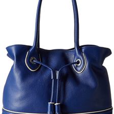 Cole Haan Reiley Tassel Tote Summer Night Blue