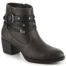 Incaltaminte Femei White Mountain Range Western Bootie CharcoalBlack