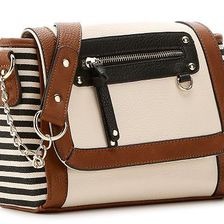 Accesorii Femei Kelly Katie Kelly Katie Striped Crossbody Bag IvoryBrown