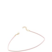 Bijuterii Femei CheapChic What\'s The Skinny Faux Leather Choker Blush