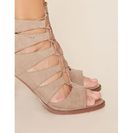 Incaltaminte Femei Forever21 Faux Suede Cutout Heels Taupe