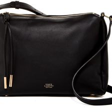 Vince Camuto Josie Zip Top Crossbody BLACK 01