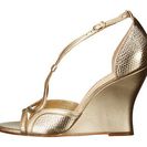 Incaltaminte Femei Lilly Pulitzer Janie Wedge Gold Metal
