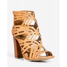 Incaltaminte Femei CheapChic Embark-15s Over You Heel Cognac