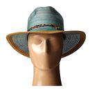 Accesorii Femei San Diego Hat Company MXM1023 Panama Fedora Hat with Beaded Trim Teal