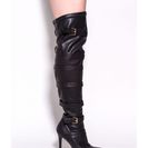 Incaltaminte Femei CheapChic Strap 2 The Top Over-the-knee Boots Black