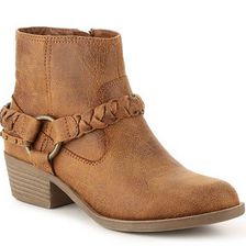 Incaltaminte Femei XOXO Glorious Western Bootie Tan