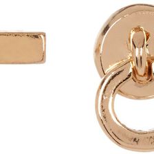 14th & Union Bar & Door Knocker Stud Earrings Set GOLD