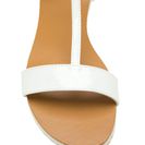 Incaltaminte Femei CheapChic Show Ur T-strap Faux Patent Sandals White
