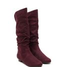 Incaltaminte Femei CheapChic Ditch Day Faux Suede Boots Vino