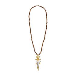 Chan Luu 32' Prayer Bead Necklace Brown