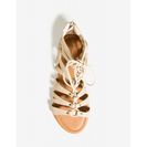 Incaltaminte Femei CheapChic Voice-1 Sultry On The Outside Sandal Nude