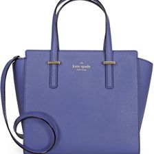 Kate Spade New York Cedar Street Small Hayden Leather Satchel - Oyster Blue N/A