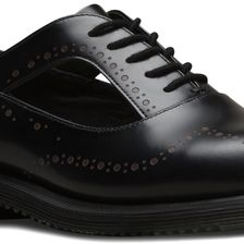 Dr. Martens Ruby Open Etched Broque Black Plished Smooth