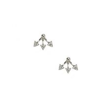 Bijuterii Femei Forever21 Triangle Ear Jackets Silverclear