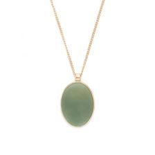 Bijuterii Femei Forever21 Faux Stone Pendant Necklace Jadegold