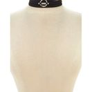 Bijuterii Femei Forever21 Faux Leather Strappy Choker Blacksilver