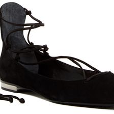 Schutz Tori Ghillie Flat BLACK