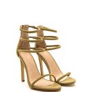 Incaltaminte Femei CheapChic Total Triple Threat Strappy Heels Olive