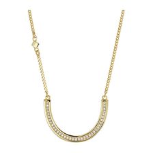 Cole Haan 17" U Shape Crystal Pendant Necklace Gold/Crystal