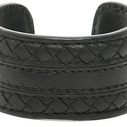 Bottega Veneta Ayers And Nappa Bracelet NERO/NERO