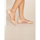 Incaltaminte Femei Forever21 Ankle Strap Flats Nude