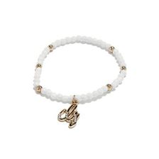 Bijuterii Femei GUESS White and Gold-Tone Stretch-Bracelet white