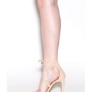 Incaltaminte Femei CheapChic Stepping Out Faux Suede Heels Nude
