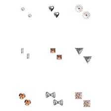 Bijuterii Femei GUESS Mixed-Metal Flower Stud Earrings Set multi