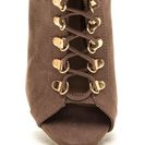 Incaltaminte Femei CheapChic Strut Your Stuff Lace-up Booties Taupe