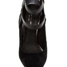 Incaltaminte Femei Kenneth Cole New York Wren Genuine Calf Hair Ankle Strap Pump BLACK
