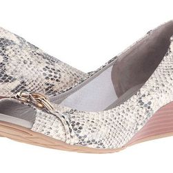 Incaltaminte Femei Cole Haan Tali Open Toe Knot Wedge 40 Roccia Snake Print