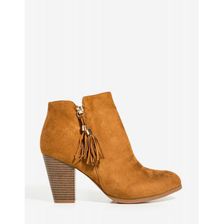 Incaltaminte Femei CheapChic Real Deal Bootie Cognac