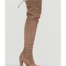 Incaltaminte Femei CheapChic All Legs Over-the-knee Chunky Boots Taupe